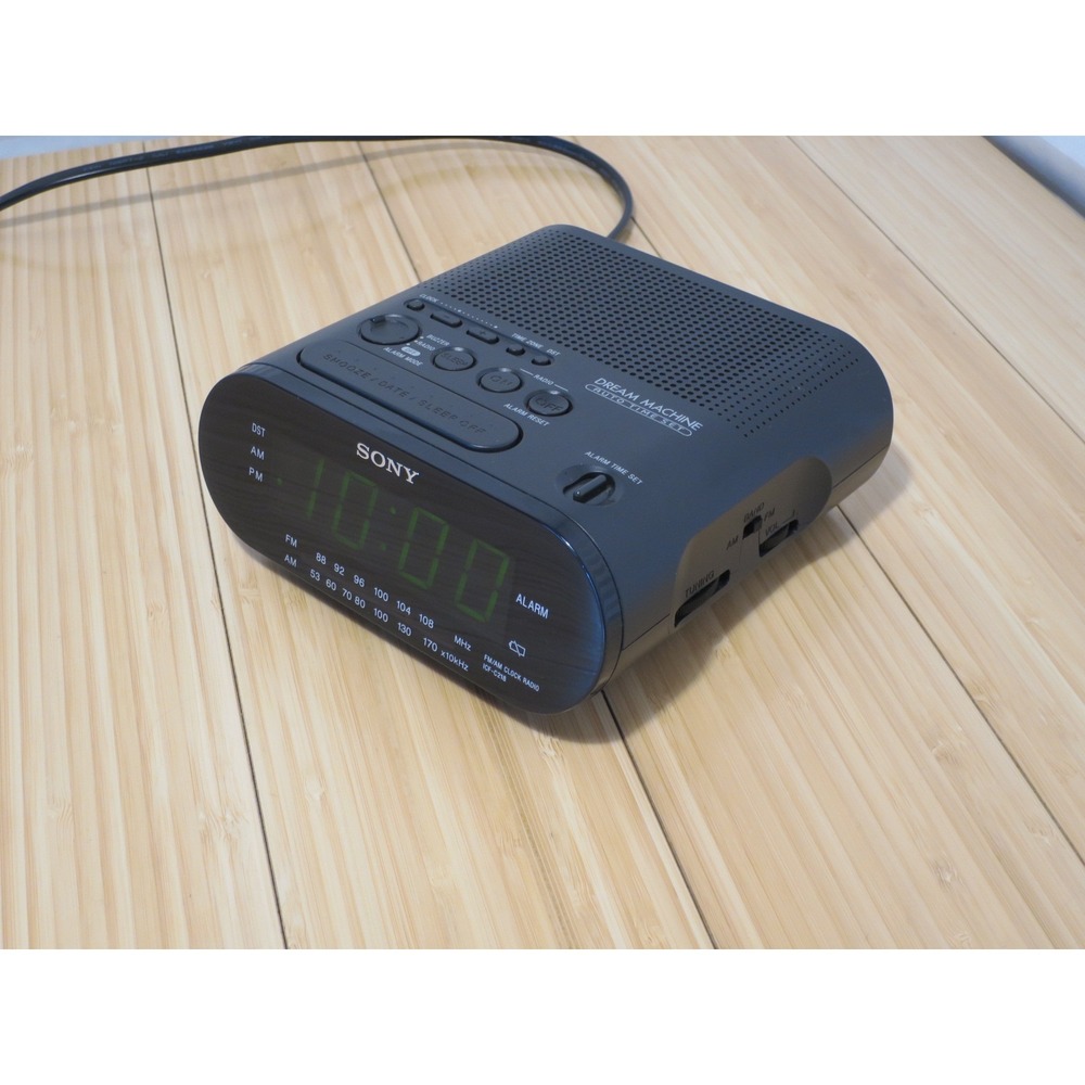 Sony Dream Machine‎ Am/FM Radio Digital Bedside Night Alarm Clock Model ICF-C218